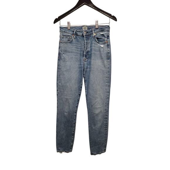 Citizens Of Humanity Olivia Jeans Womens Sz 25 High Rise Slim Ankle Distressed - Picture 1 of 16